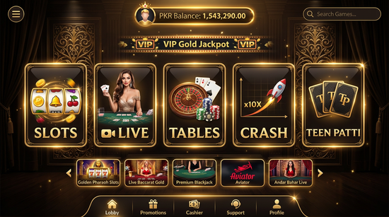 Main screen of pk11 casino page for PK players